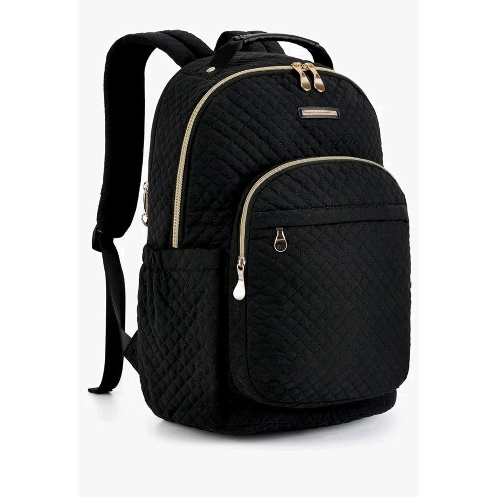 Light Flight Women's Backpack Laptop Bag Black 15.6"